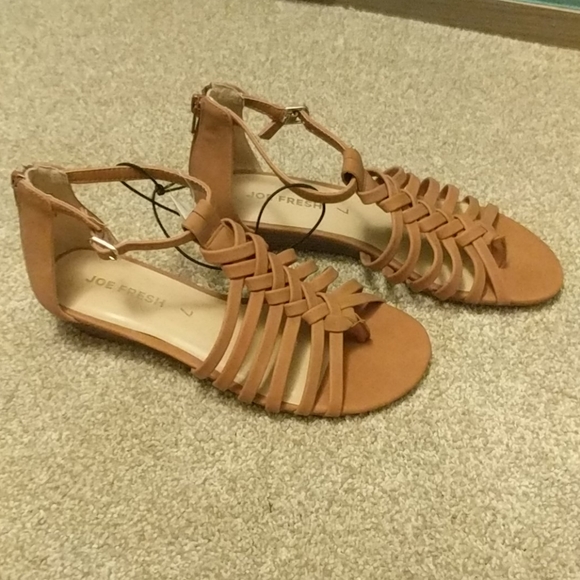 Joe Fresh Gladiator Strappy Sandals NWT - Picture 4 of 6